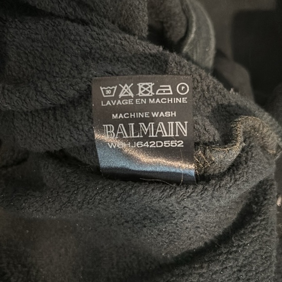 Authentic Balmain Paris Side Zip Hoodie - Picture 4 of 17